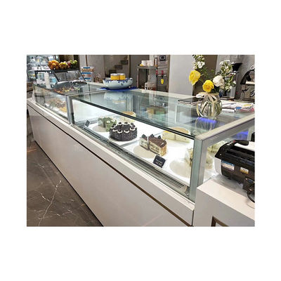 SS 304 222L Chocolate Display Refrigerator Drawer Type Humidity Control